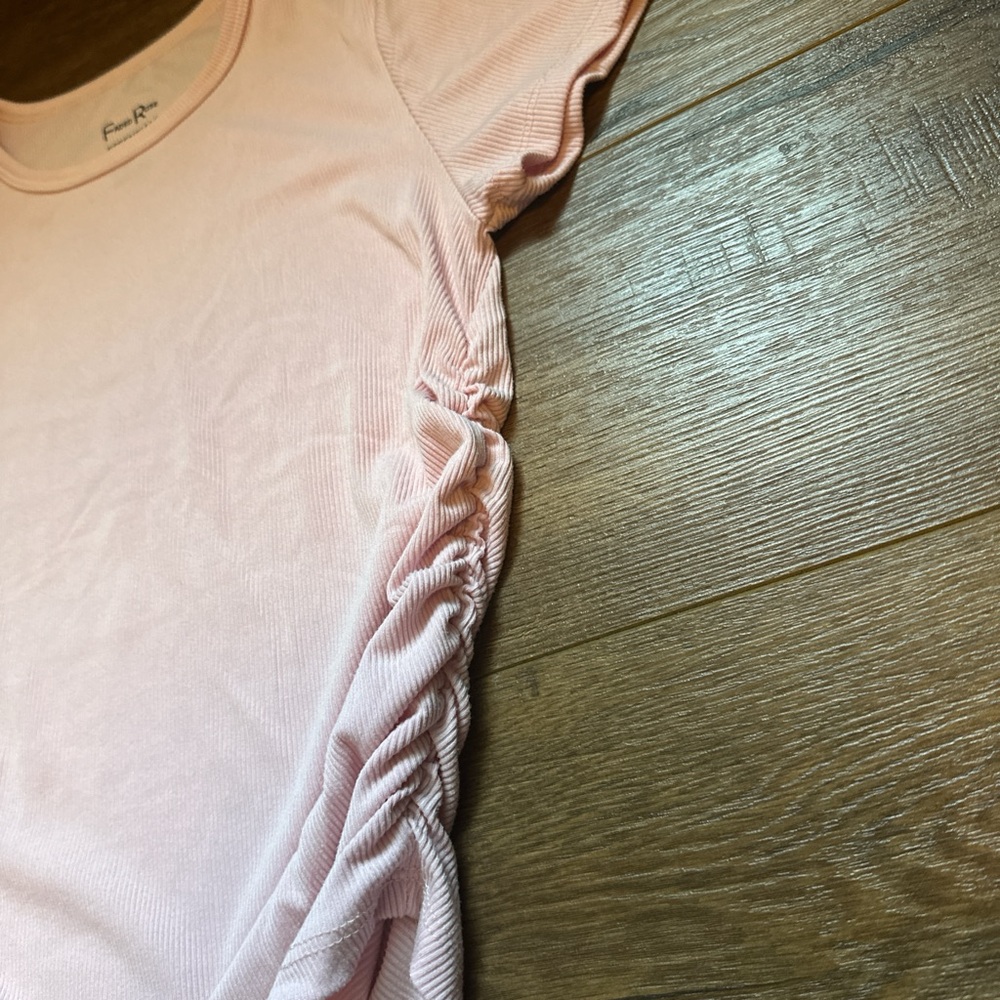 Pink Ruched T-Shirt - Picture 2 of 3